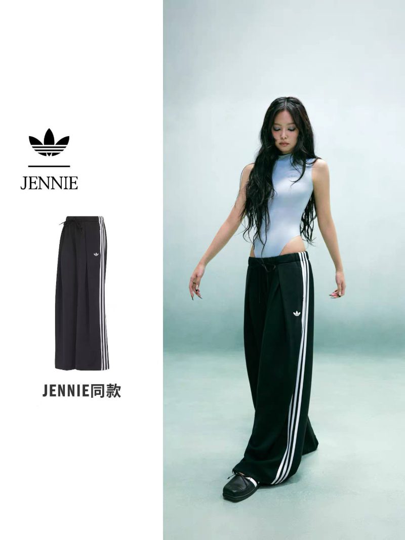 Дженни JENNIE х ADIDAS ORIGINAL ОФИЦИАЛЬНАЯ КОЛЛАБОРАЦИЯ | Брюки в спортивном стиле | XS-L (LD4965)