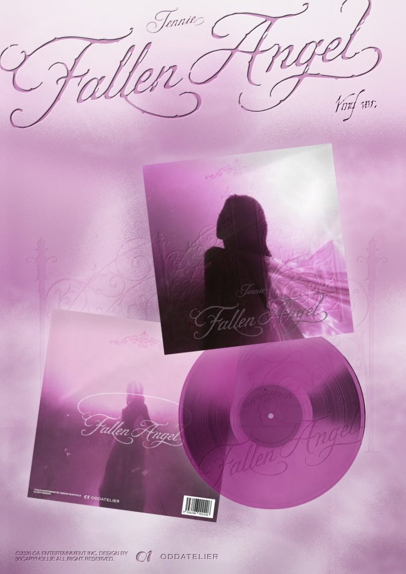 JENNIE BLACKPINK  FALLEN ANGEL Винил | LP Ver Официальный K-pop альбом (A/BP/FA/LP/1)