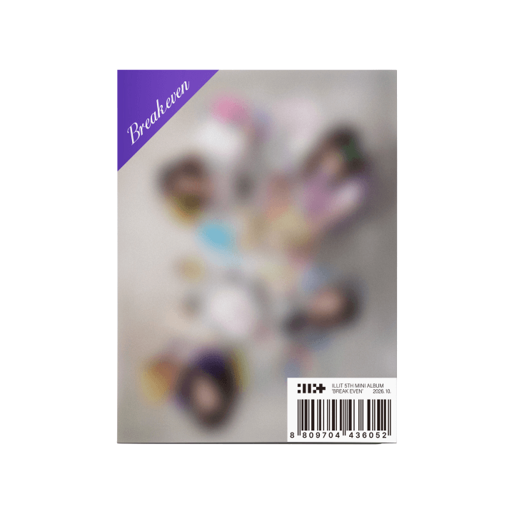 ILLIT BREAK EVEN Альбом | WEVERSE Ver Официальный K-pop альбом | до 24.10.2026 (A/IL/BE/W/PRE)