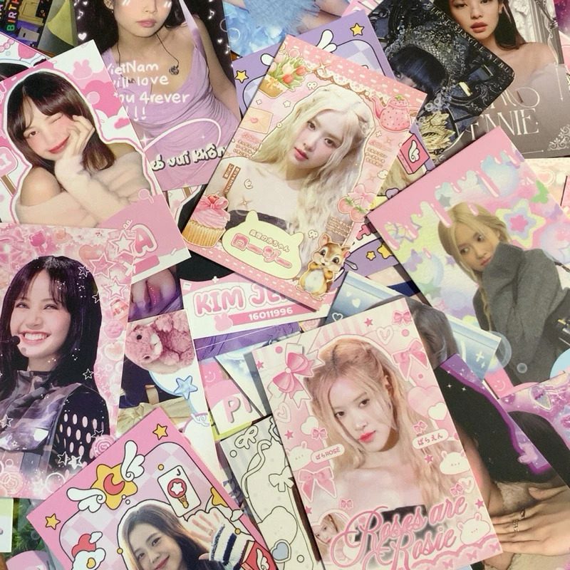 Набор K-pop фрибисов (плюшек) в формате карточек | 10 шт.