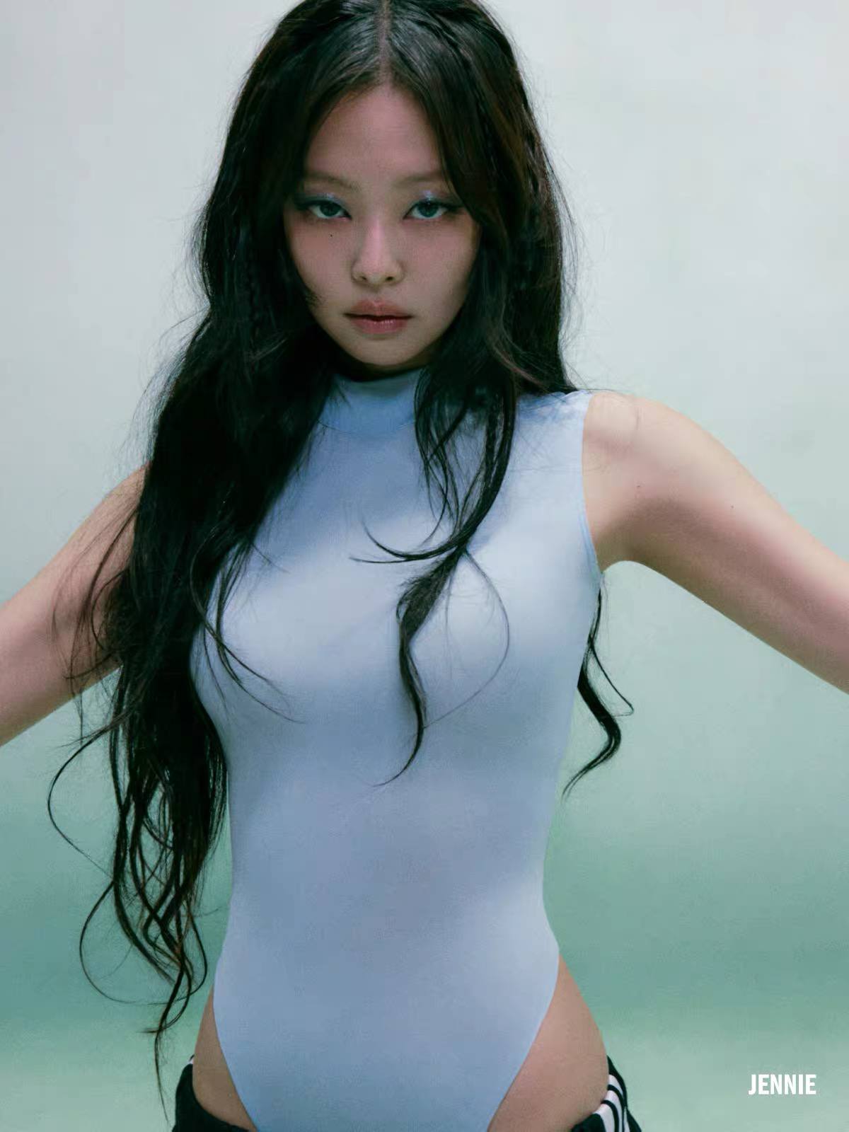 Дженни JENNIE х ADIDAS ORIGINAL ОФИЦИАЛЬНАЯ КОЛЛАБОРАЦИЯ | Полупрозначное боди без рукавов | 2XS-2XL (LD8920)