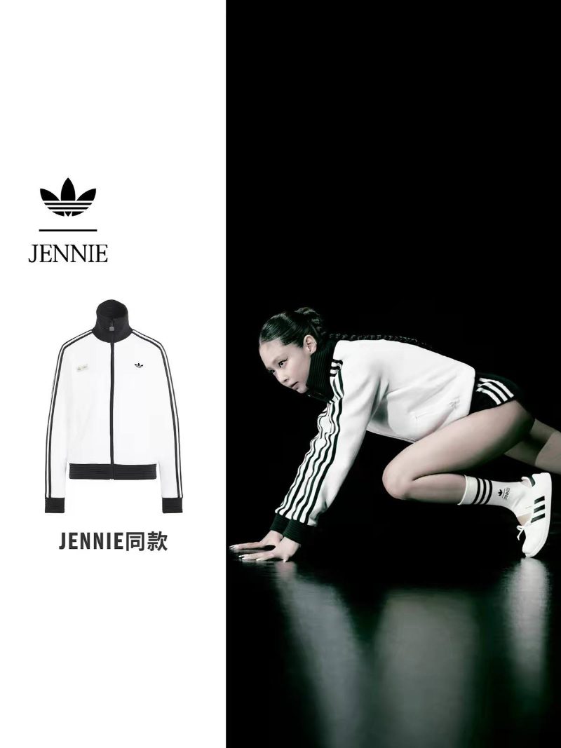 Дженни JENNIE х ADIDAS ORIGINAL ОФИЦИАЛЬНАЯ КОЛЛАБОРАЦИЯ | Спортивная кофта | S-XL (LD8924)