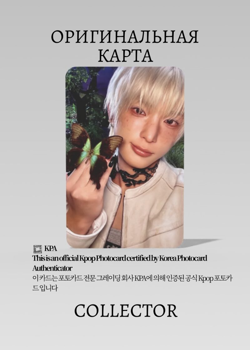 Харуа &TEAM BACK TO LIFE | ROAR B Альбомная Официальная K-pop фотокарта (CA/TE/BT/RB/07)