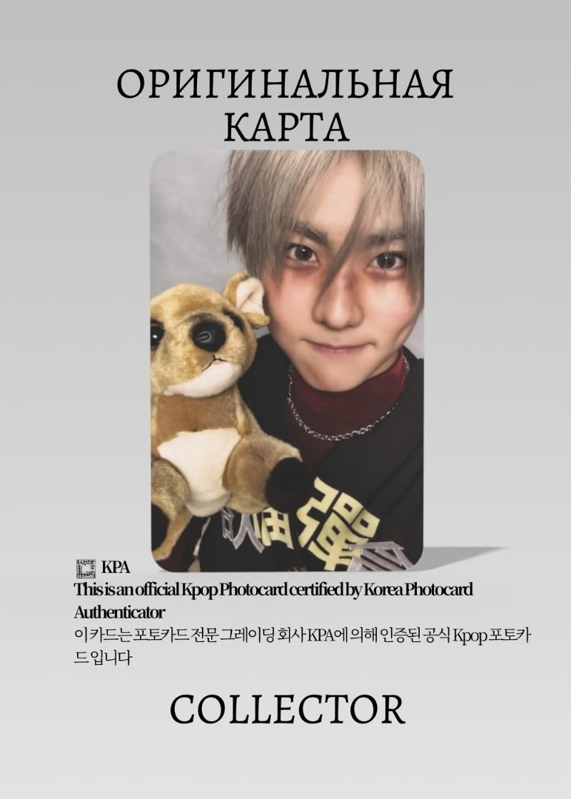 Чонвон ENHYPEN DESIRE: UNLEASH | YOU Альбомная Официальная K-pop фотокарта (CA/EN/DU/YOU/106)