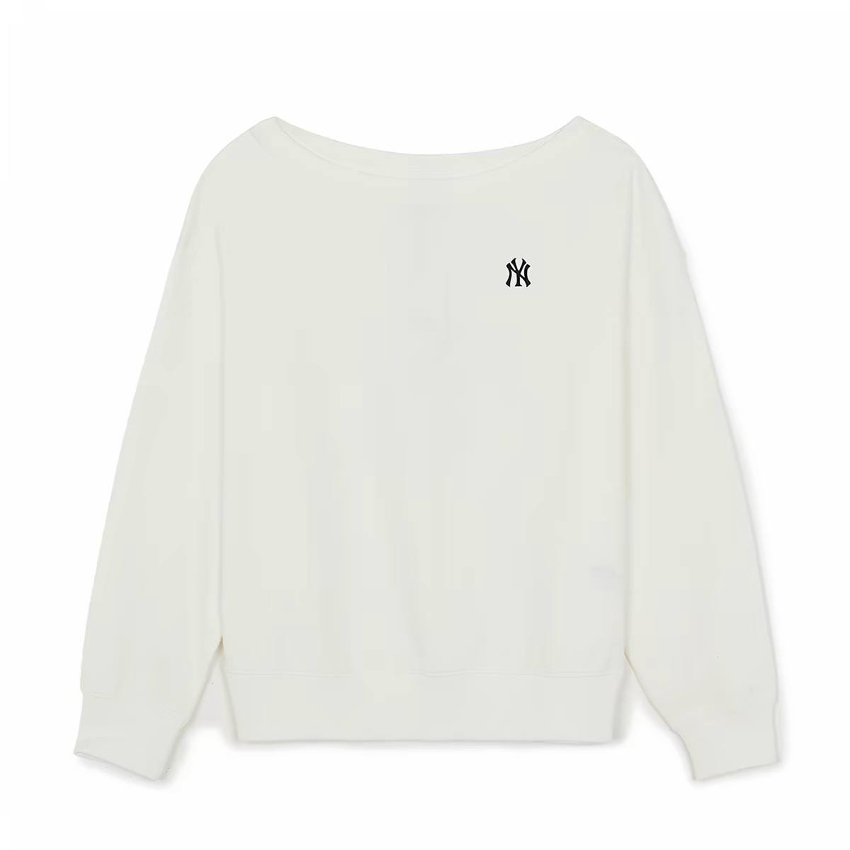 Карина AESPA х MLB Korea ОФИЦИАЛЬНАЯ КОЛЛАБОРАЦИЯ | Свитшот BASIC OFF-SHOULDER | XS-L (CLO-AE-MBL-SHO)