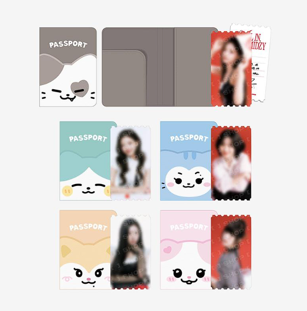 ITZY ALL IN, MIDZY Мерч | TWINZY PASSPORT COVER SET Официальный K-pop мерч