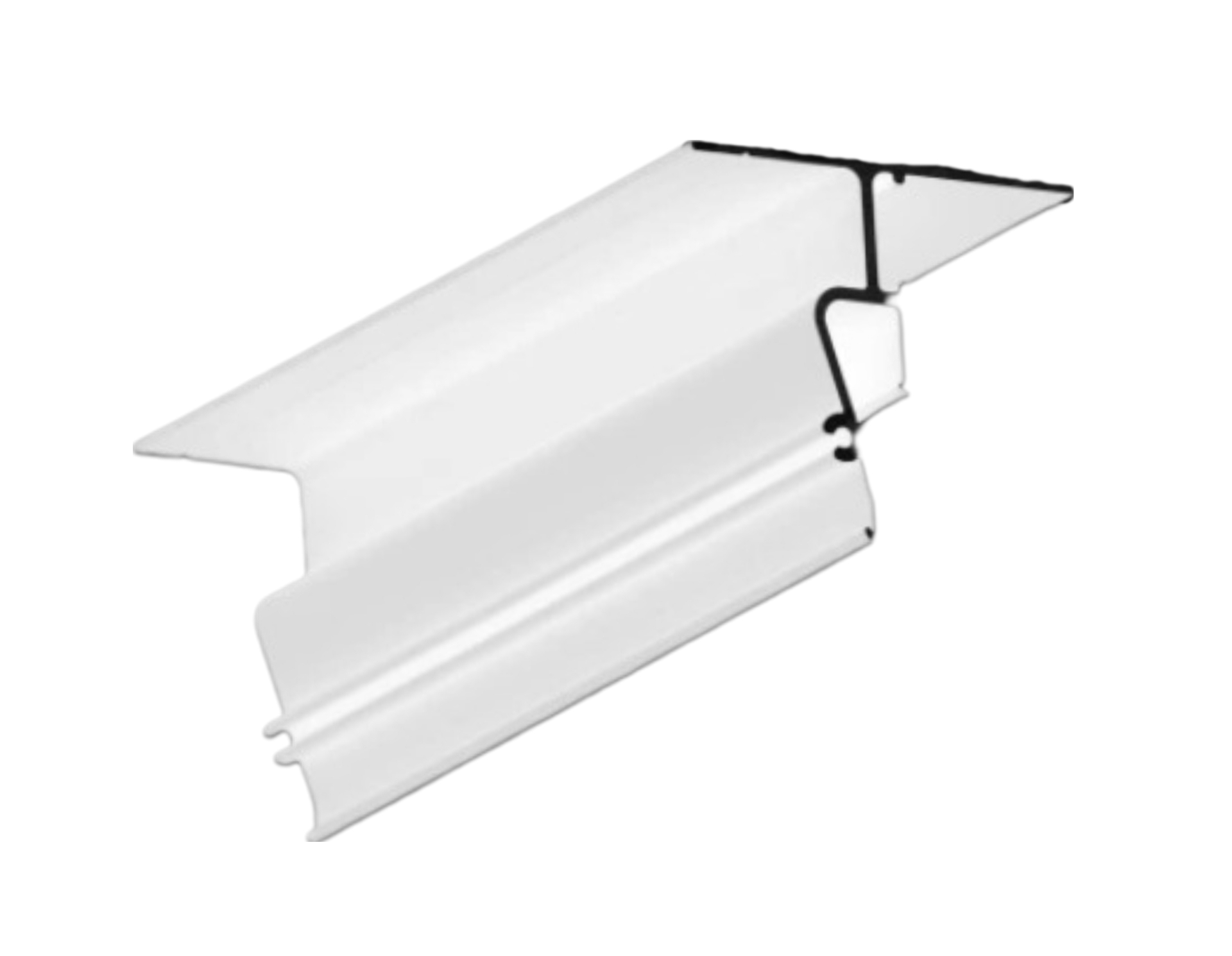 ПРОФИЛЬ ALTEZA Contour-Pro LED (2,0 м) БЕЛЫЙ парящий потолочный под вставку дельта  Альтеза