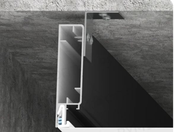 Профиль LumFer Clamp Level 90 , 2м черный