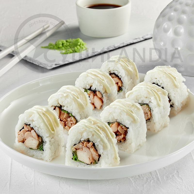 Ролл Цезарь с курицей