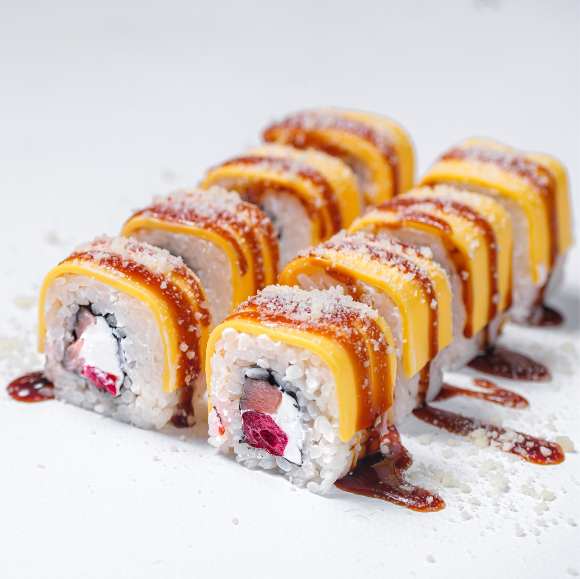 Брусничный ролл 8 шт.