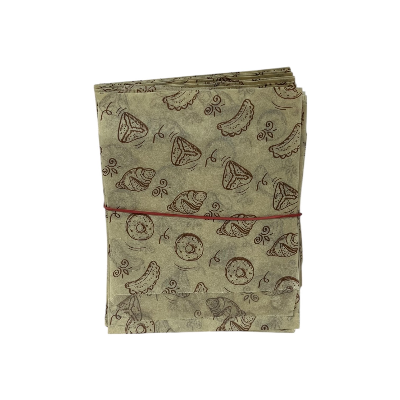 Уголок бумажный Выпечка с печатью 175*140 100шт/упак