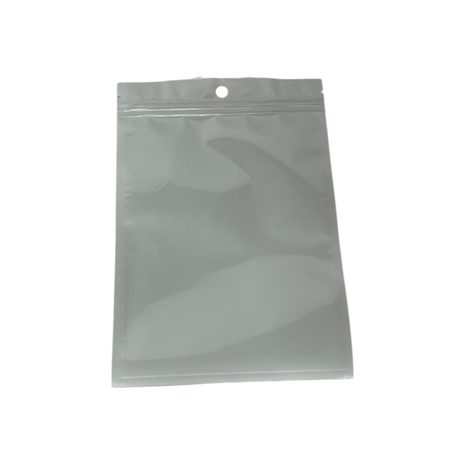 Пакет дой-пак бумажный с замком зип-лок 110*185+(35+35) с окном 70мм 10шт/упак