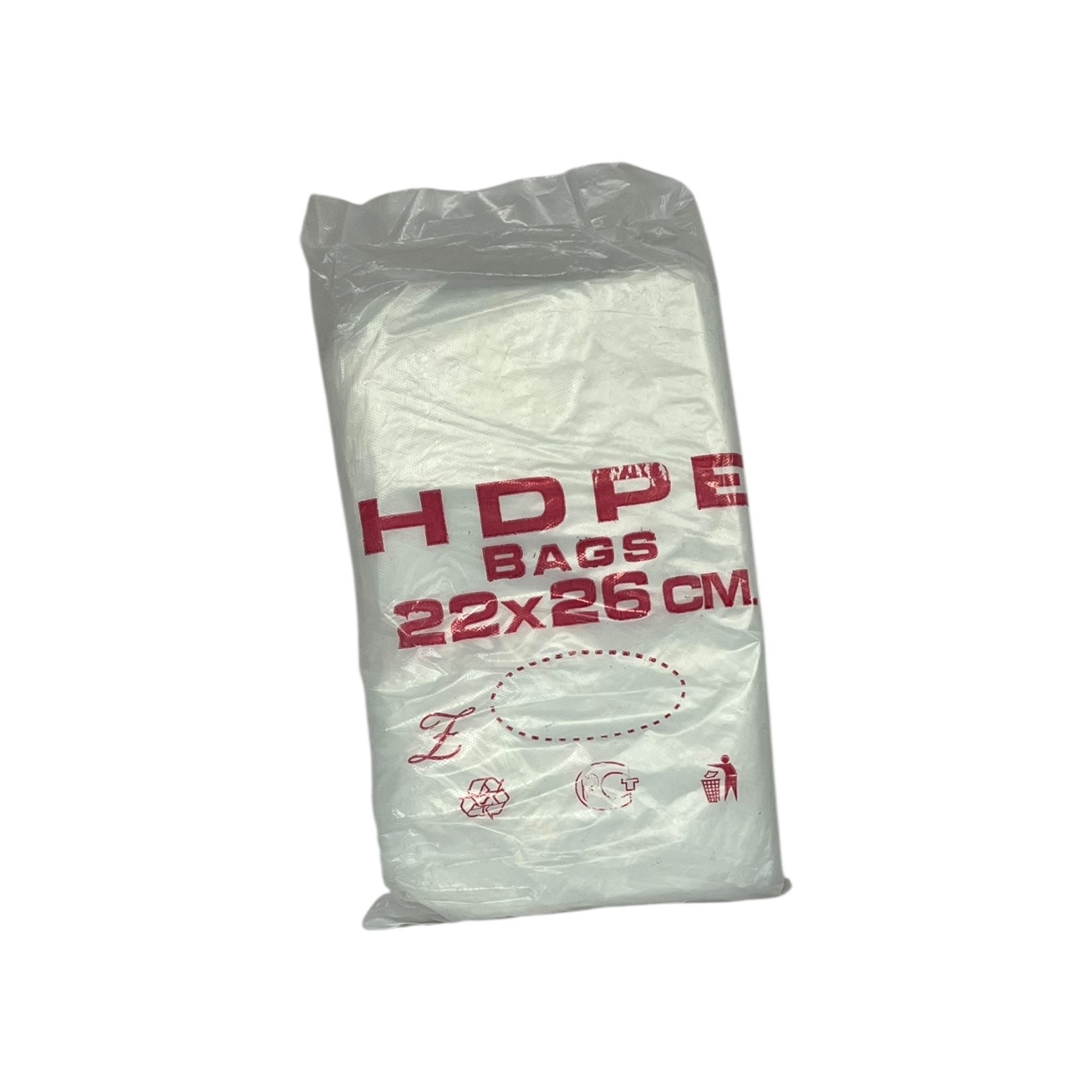 Фасовка 22*26 HDPE Bags красная