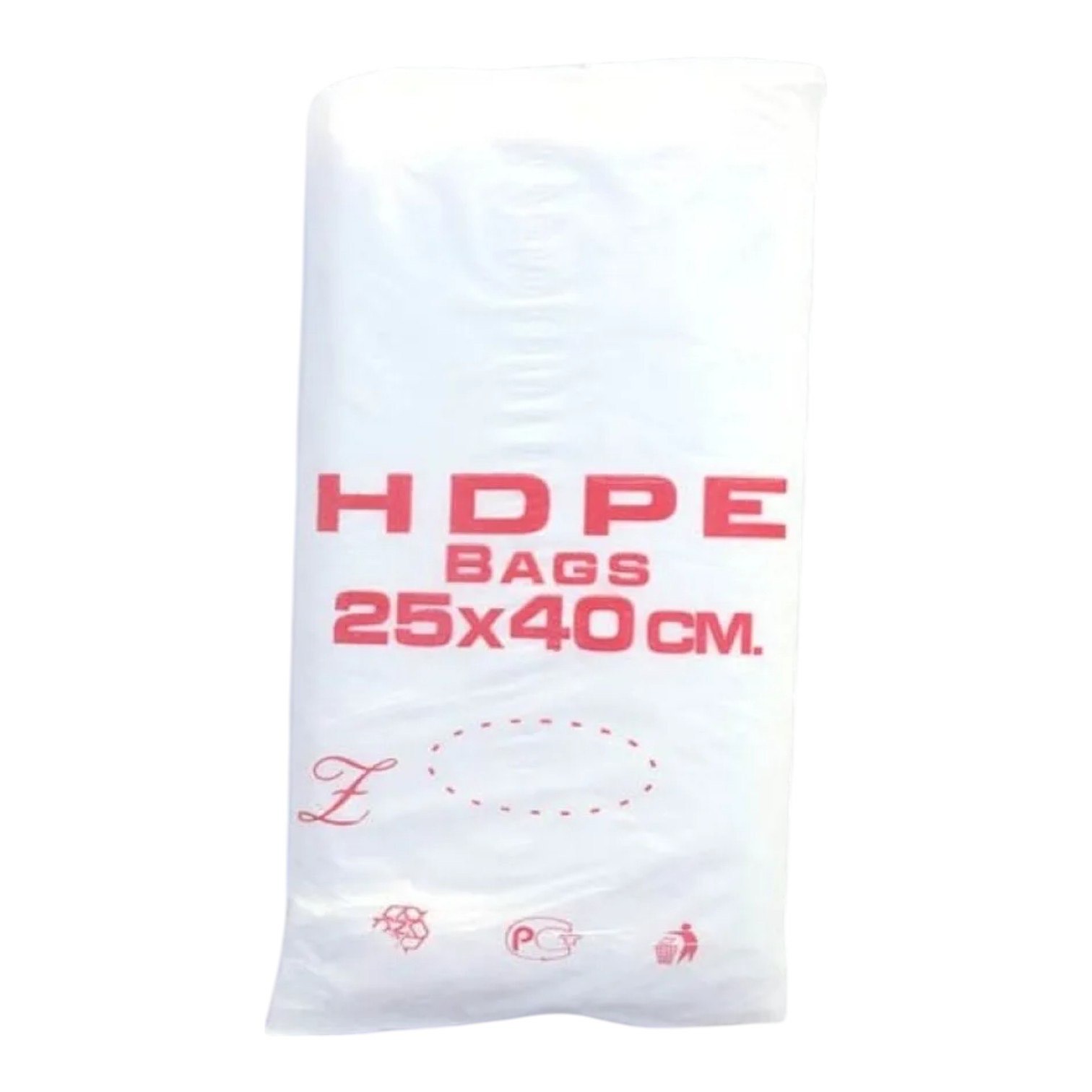 Фасовка 25*40 HDPE Bags красная (650гр)