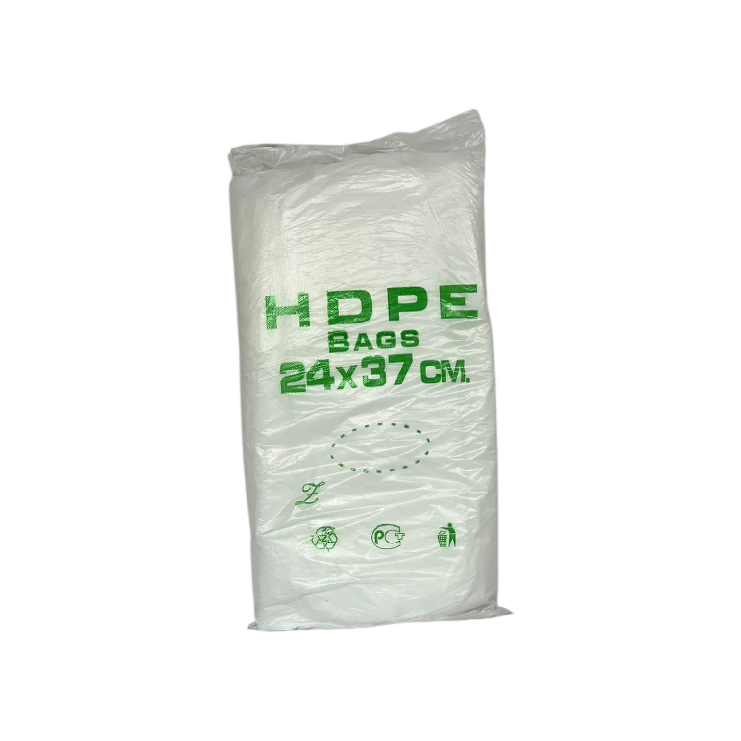 Фасовка 24*37 зеленая HDPE Bags