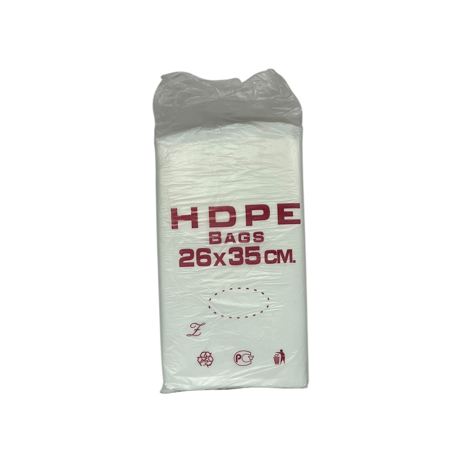 Фасовка 26*35 HDPE Bags красная 600гр.