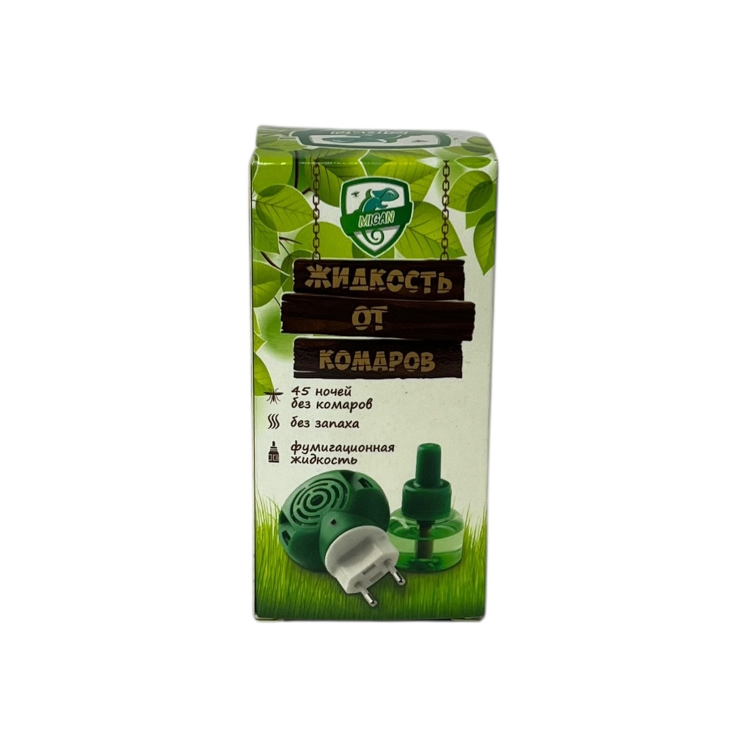 Жидкость от комаров Миган без запаха 45 ночей 30мл.