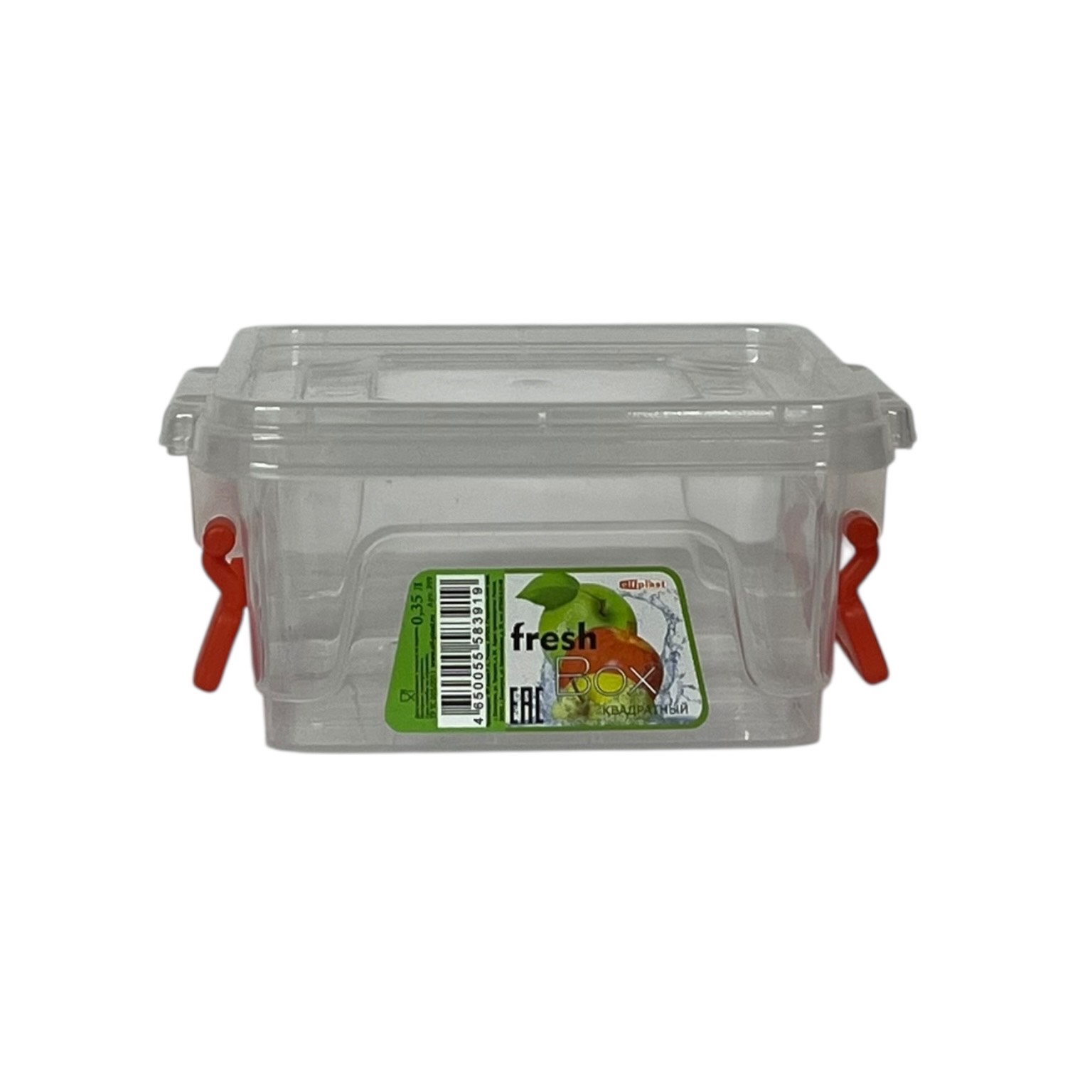 Контейнер Fresh Box квадратный 0,35л