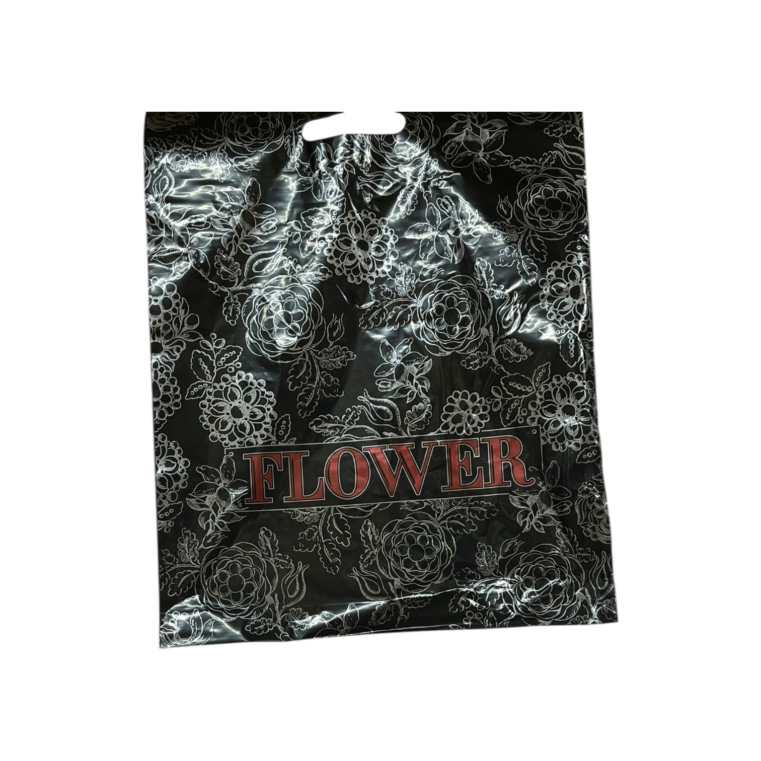Пакет 38*48 Flower Цветной с выруб. ручкой 50шт/упак