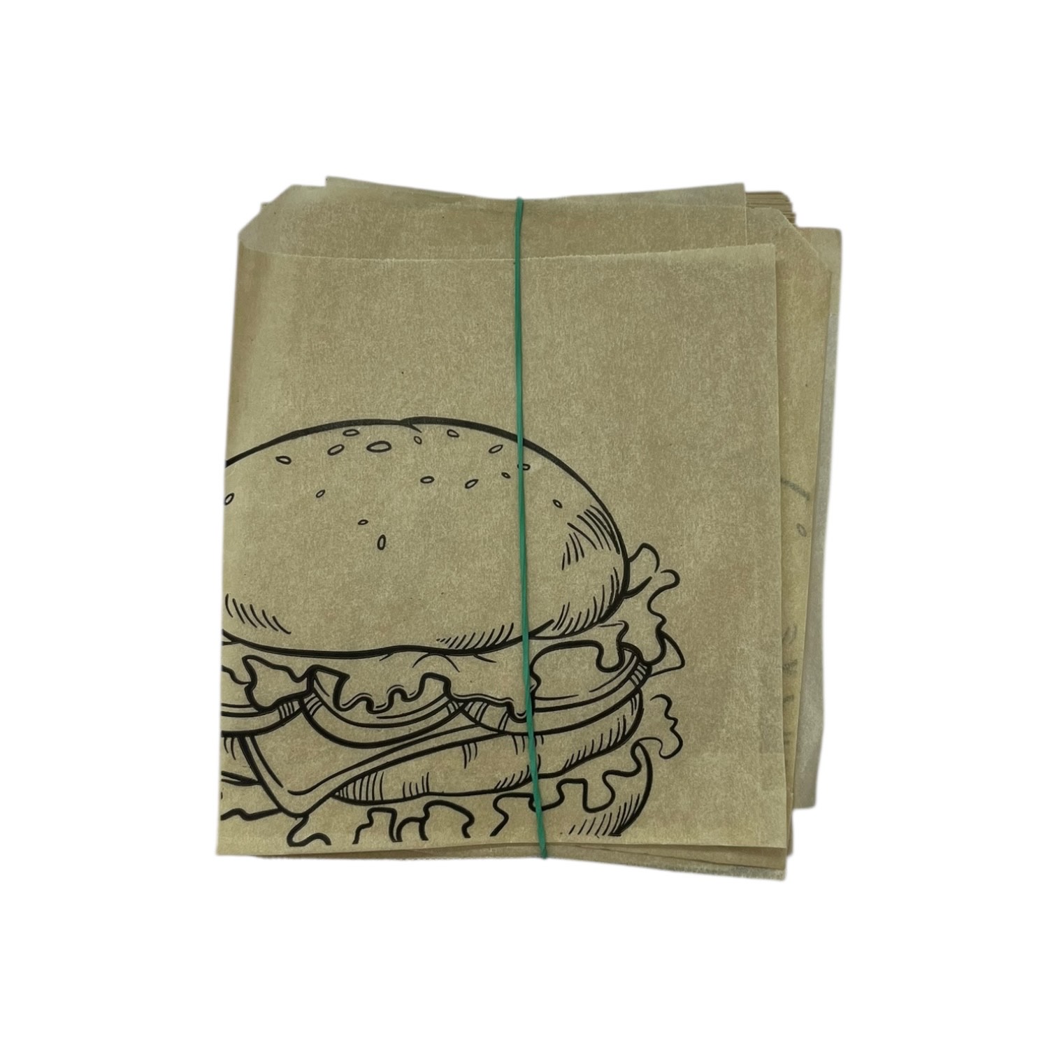 Уголок для гамбургера белый 140*160 100шт/упак