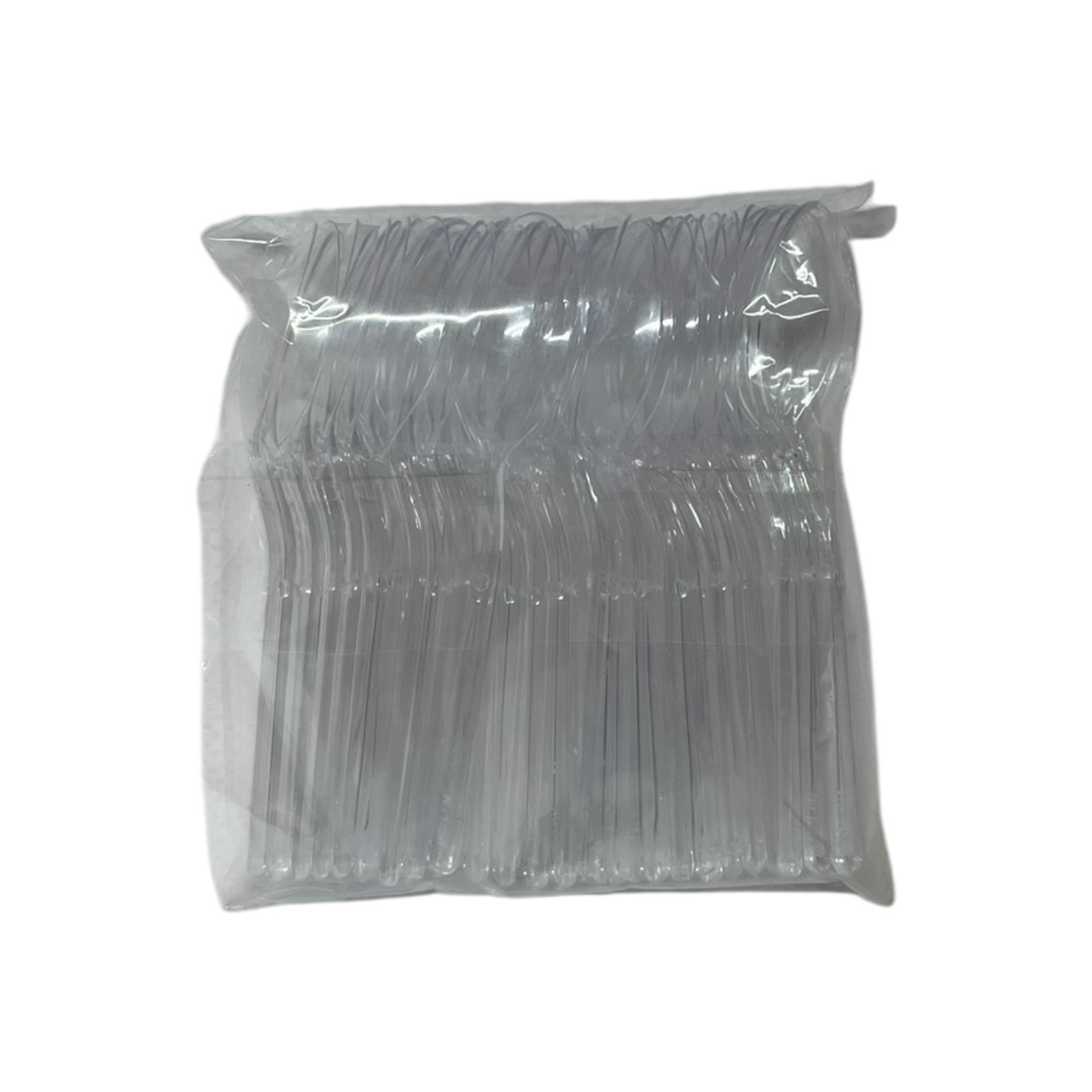 Мини-Ложка фуршетная форма прозрачная 50шт/упак ВЗЛП