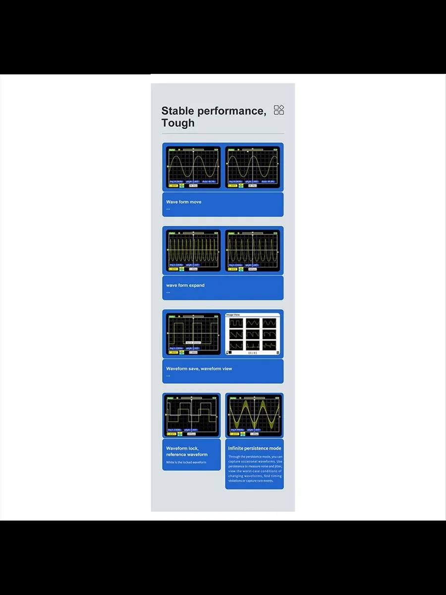 4/2  1C15 Мини Портативный Осциллограф