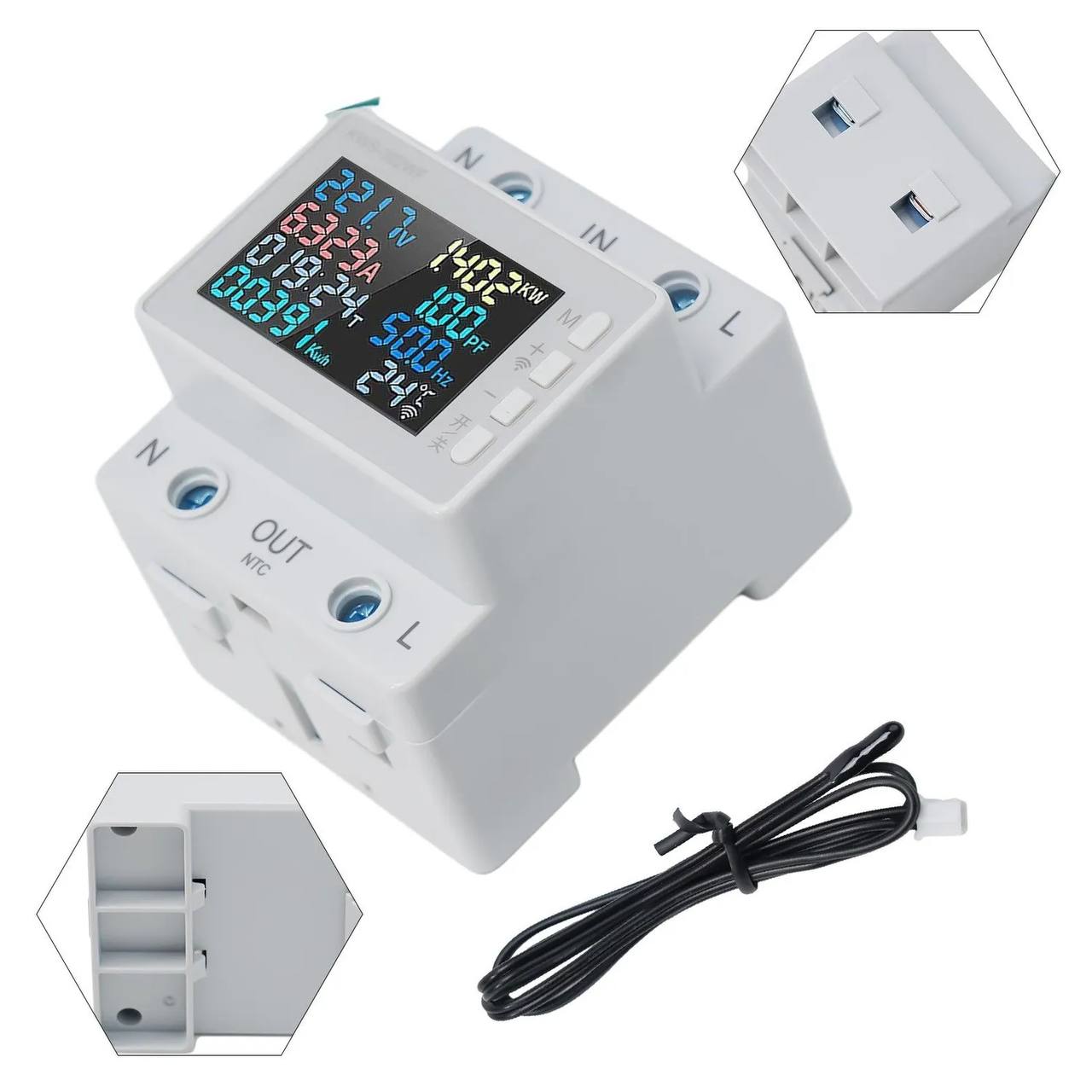 4/2  Реле контроля тока и напряжения Tuya