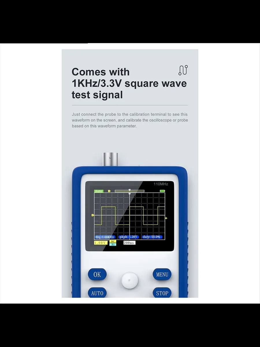 4/2  1C15 Мини Портативный Осциллограф