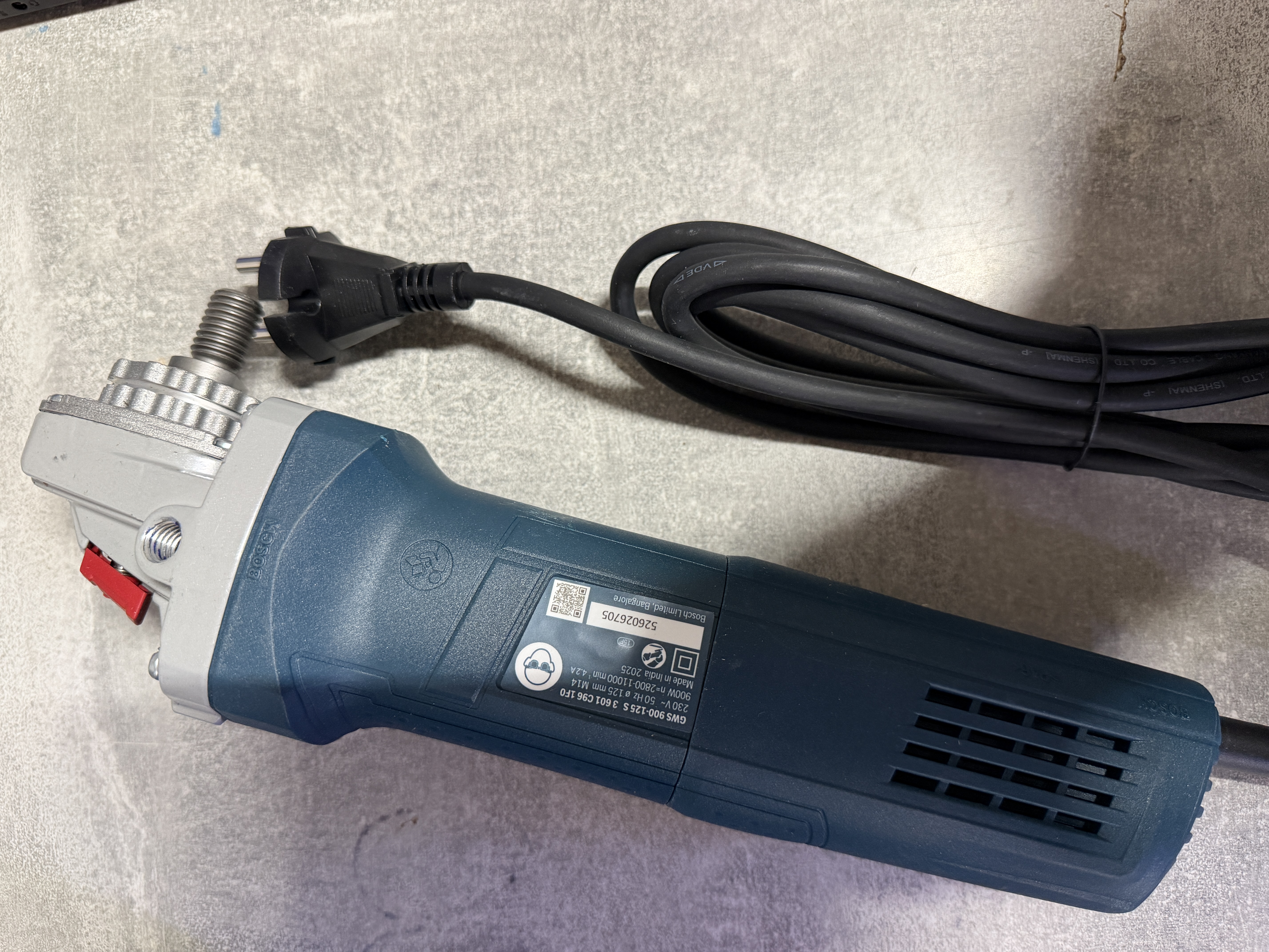 Болгарка Bosch GWS 900-100/125 S