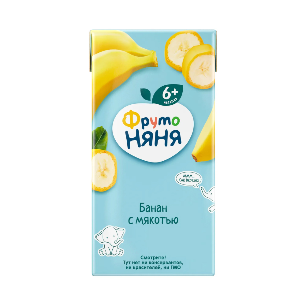 Сок ФрутоНяня Банан с 6 мес, 200 мл