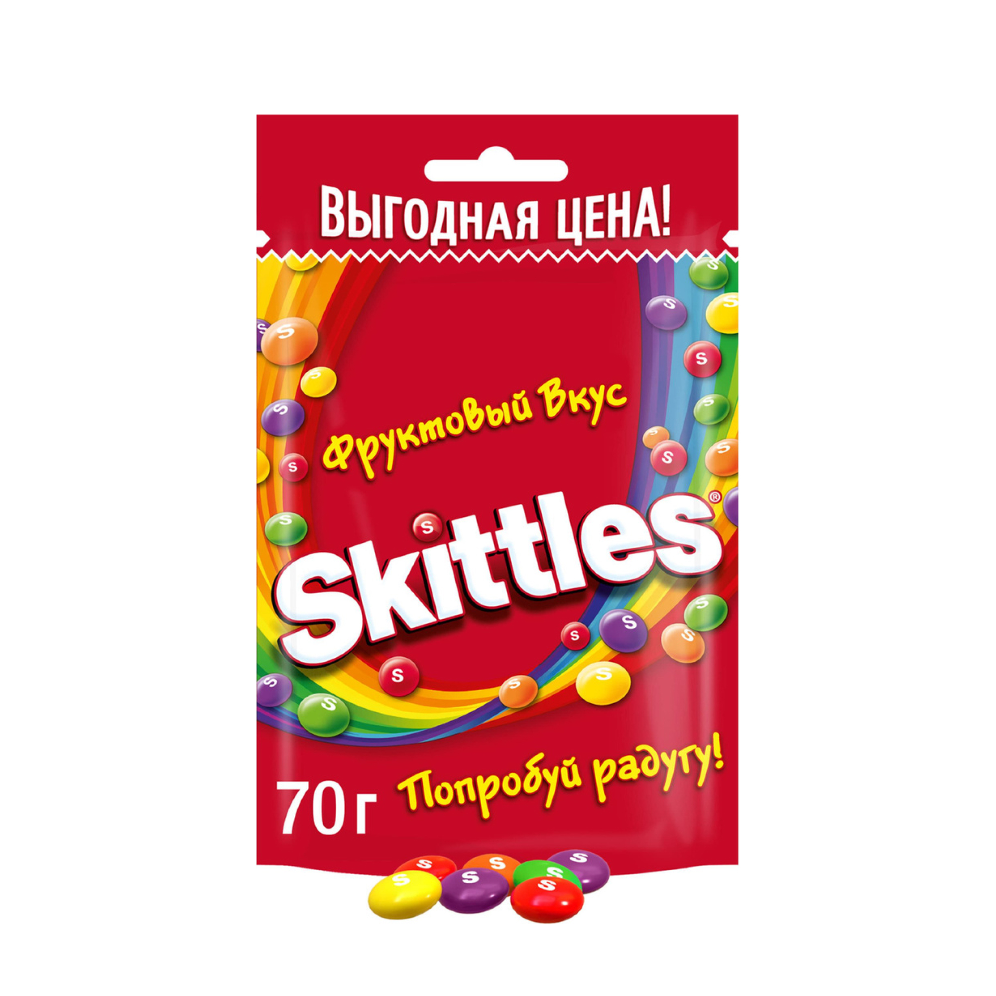 Драже Skittles фруктовый микс 70 г