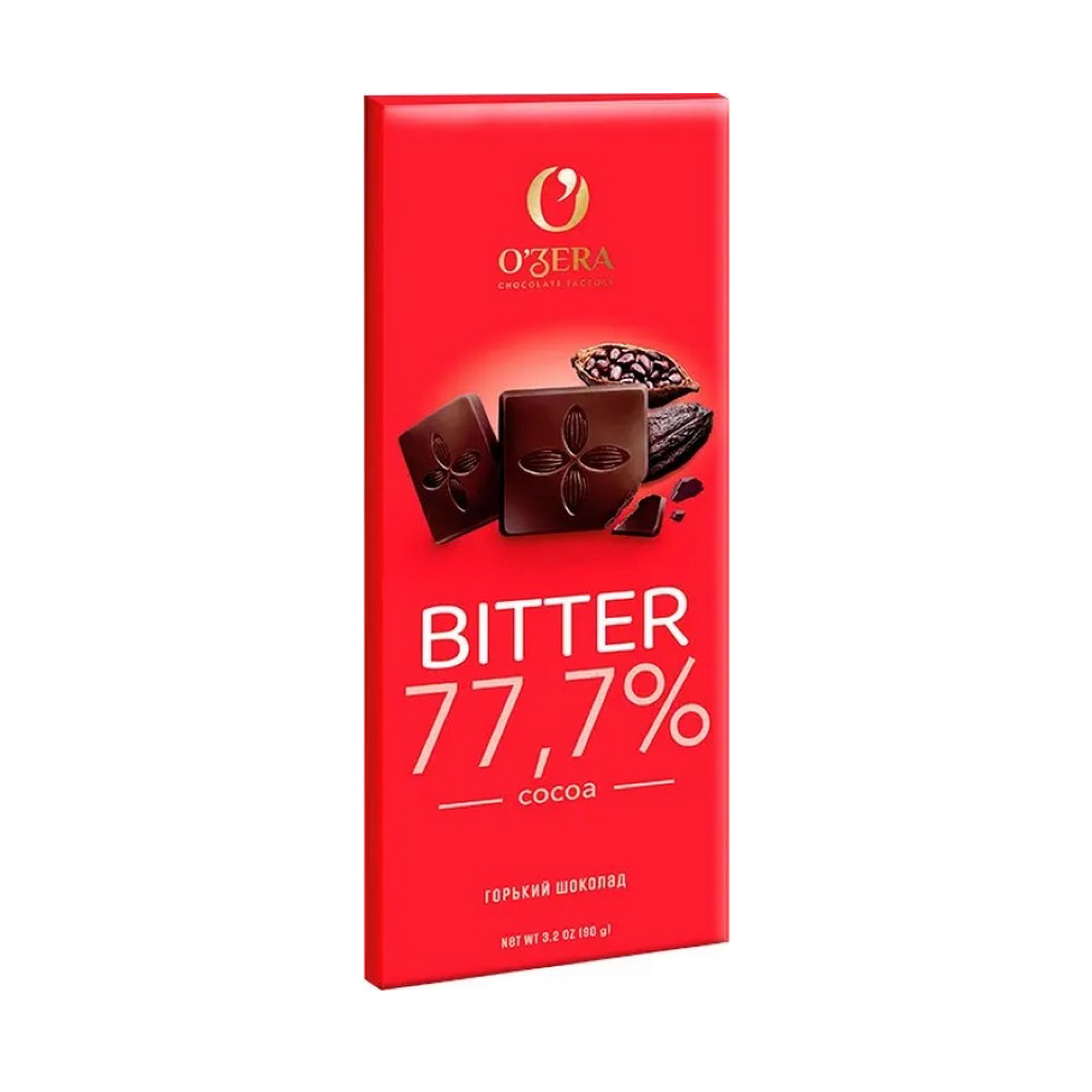 Шоколад горький 77,7% Ozera 90 г