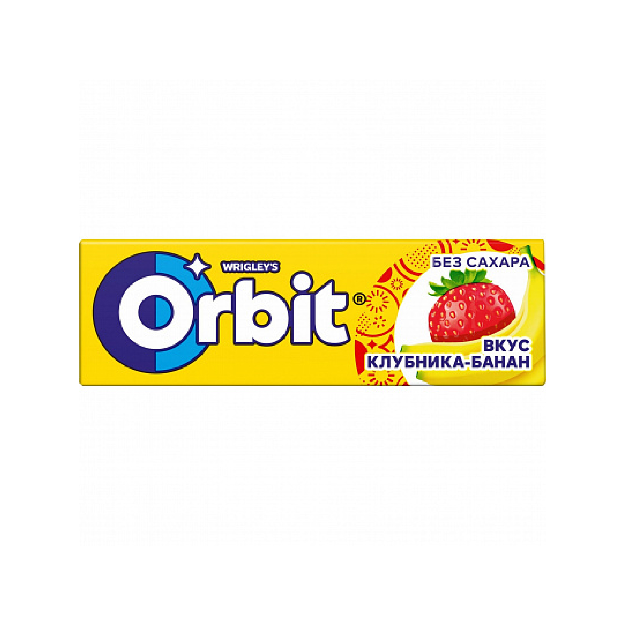 Жевательная резинка Orbit Клубника-банан 13,6 г