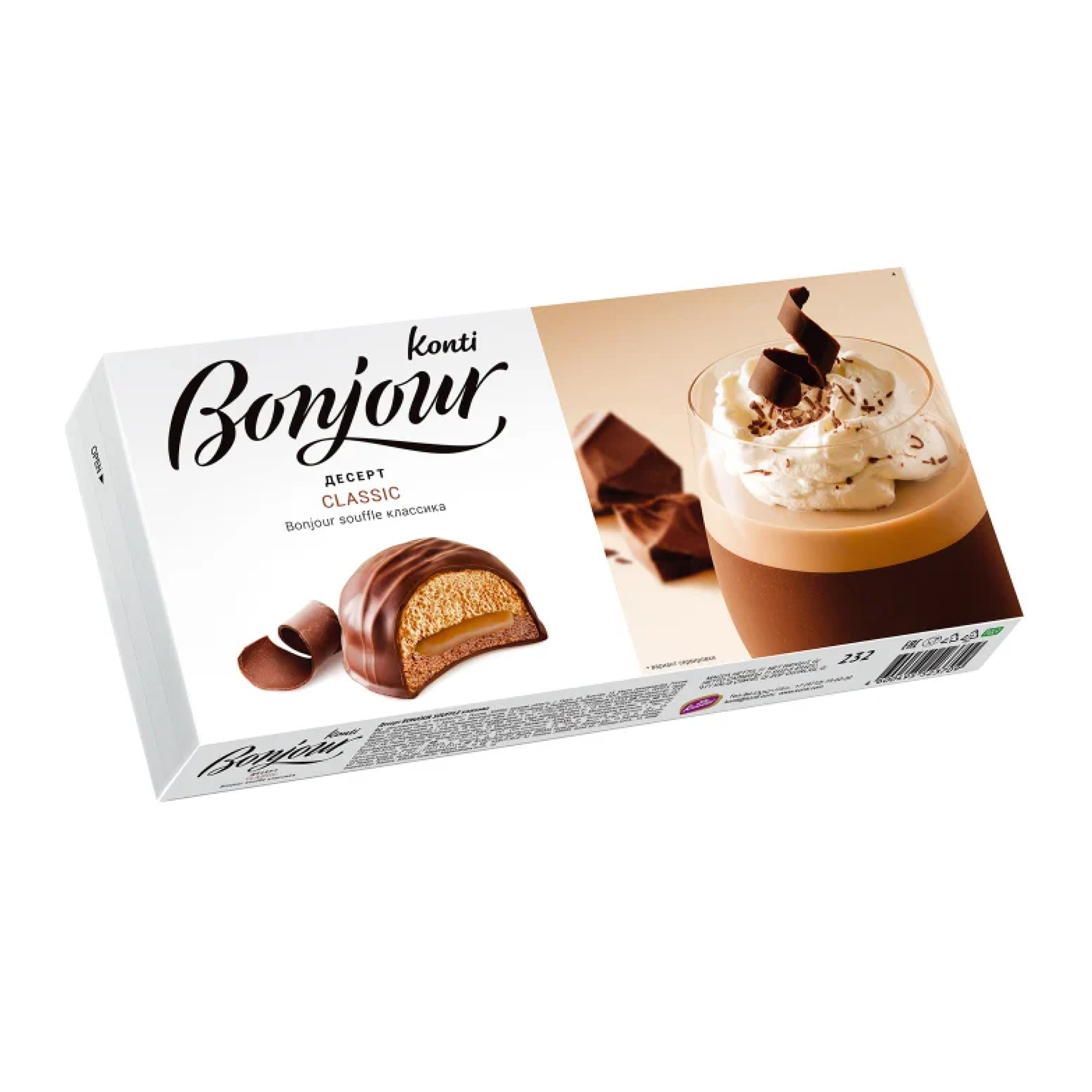 Десерт bonjour souffle Konti классика 232 г