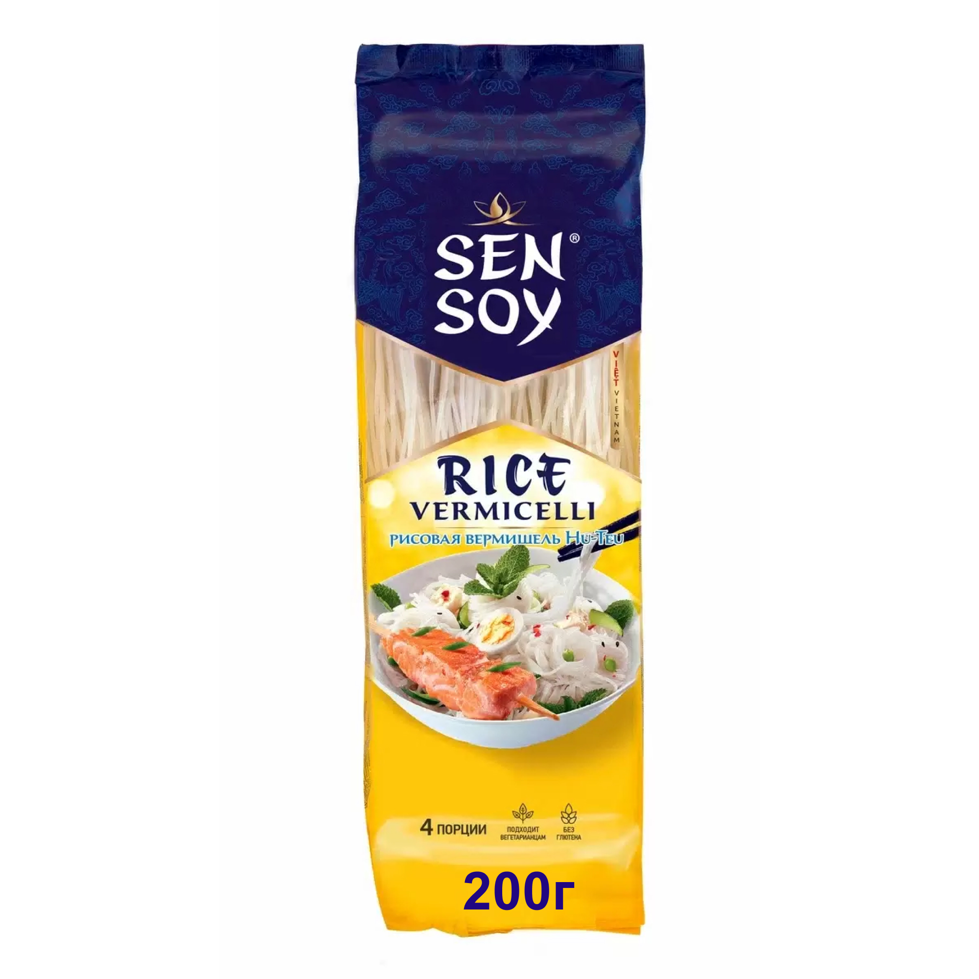 Рисовая Sen Soy Hu-Teu вермишель 200 гр