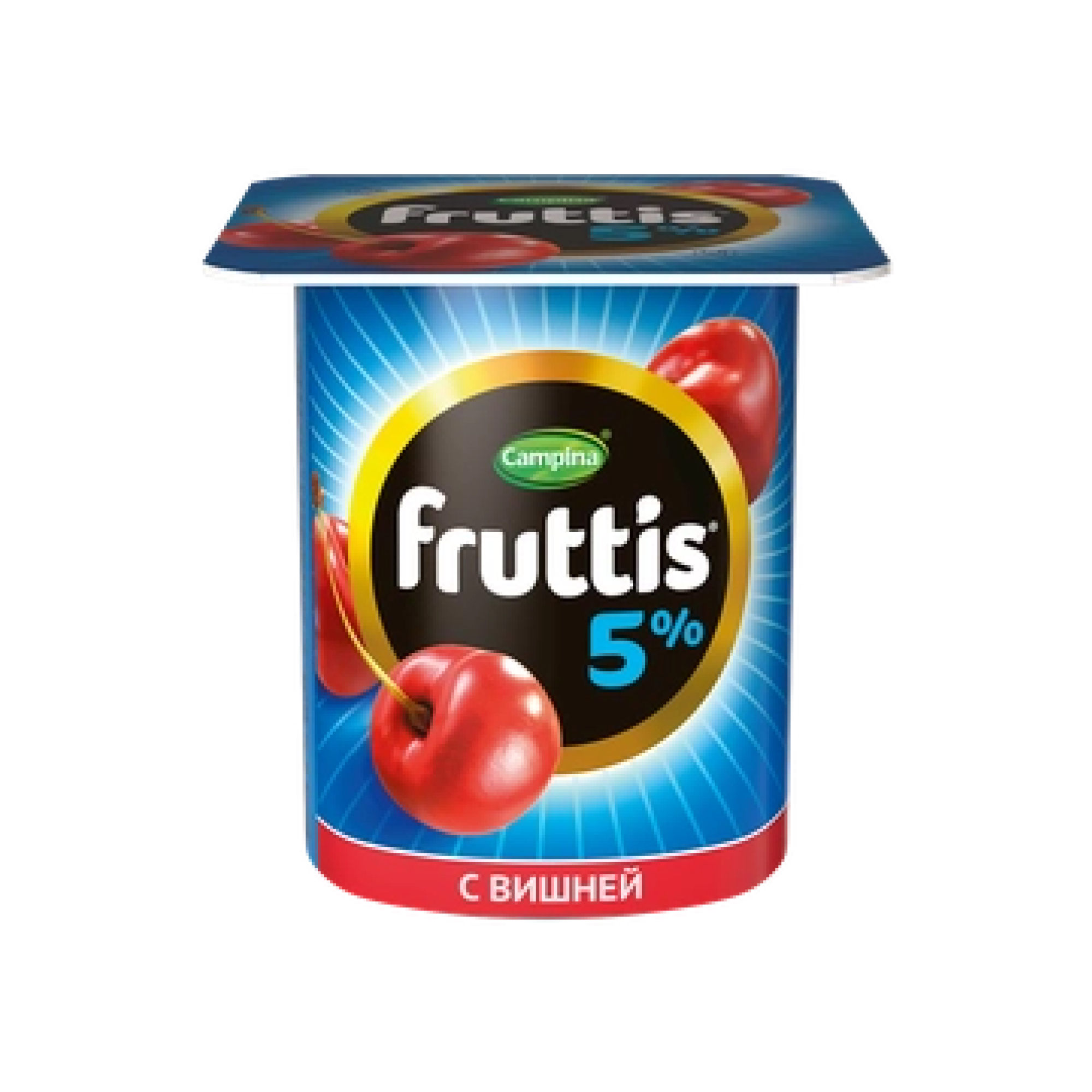 Йогурт Fruttis 5% со вкусом вишни (115 г.)