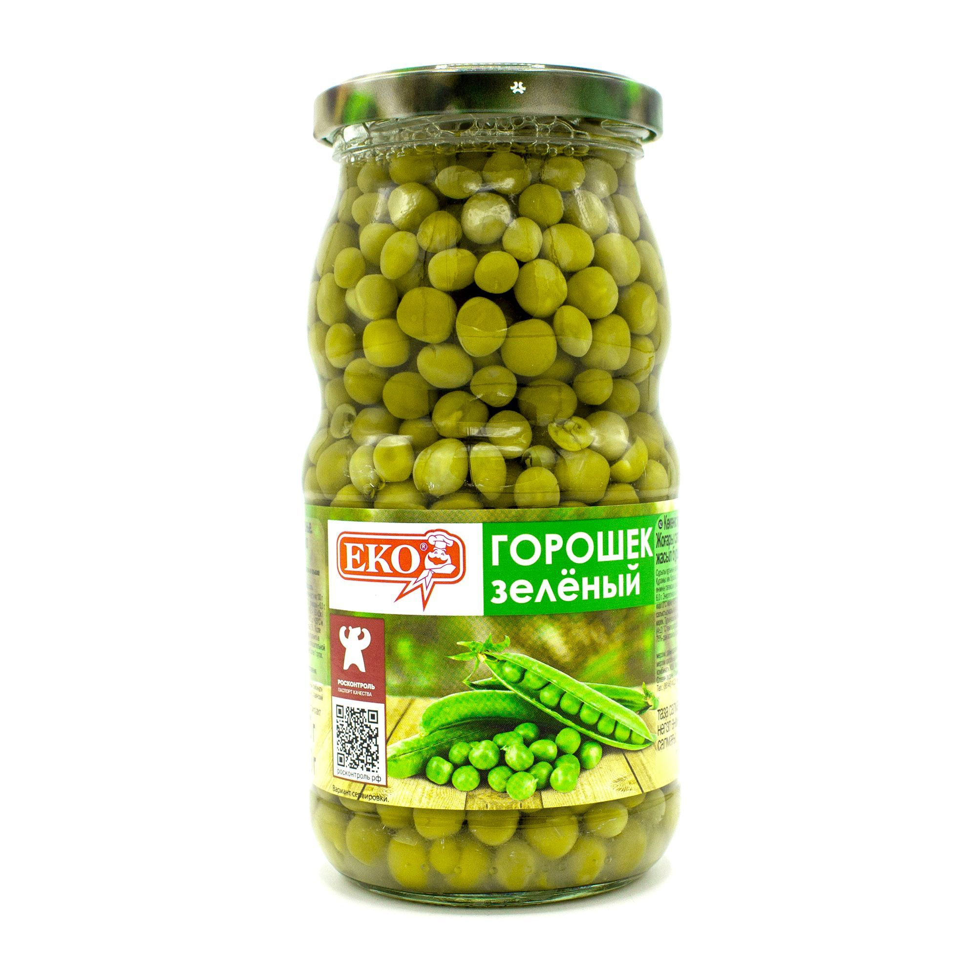 ЕКО Горошек зеленый  480 гр