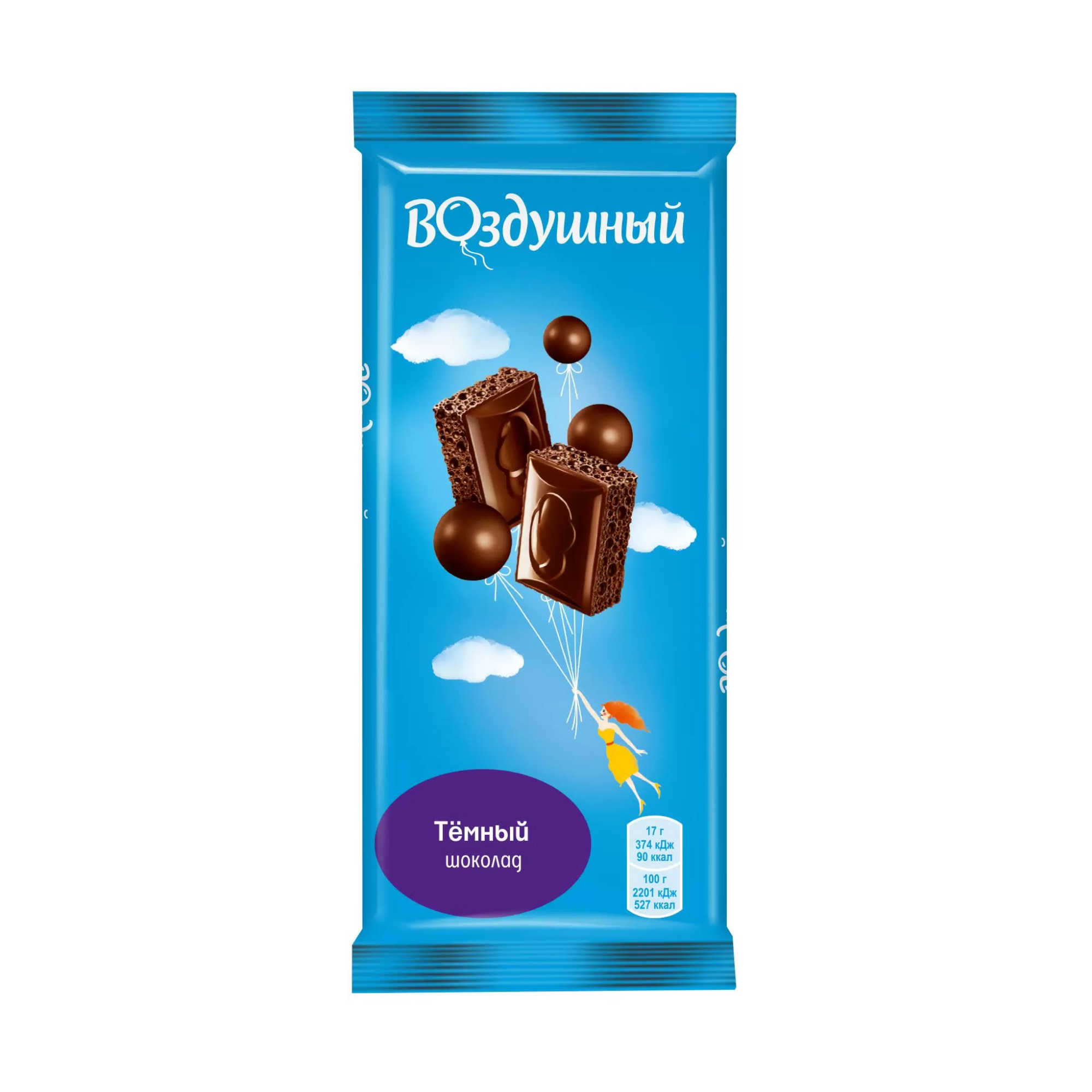 Шоколад Воздушный темный пористый 85 г