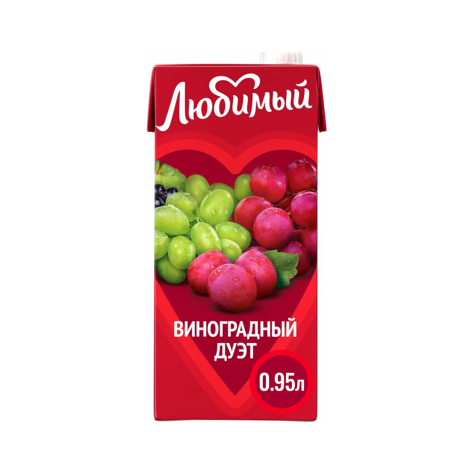 Напиток сокосодержащий Любимый виноградный дуэт 950 мл