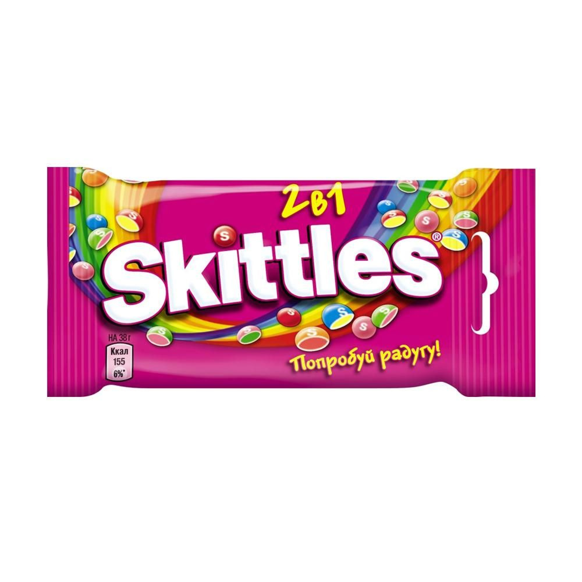 Драже Skittles 2 в 1, 38 г