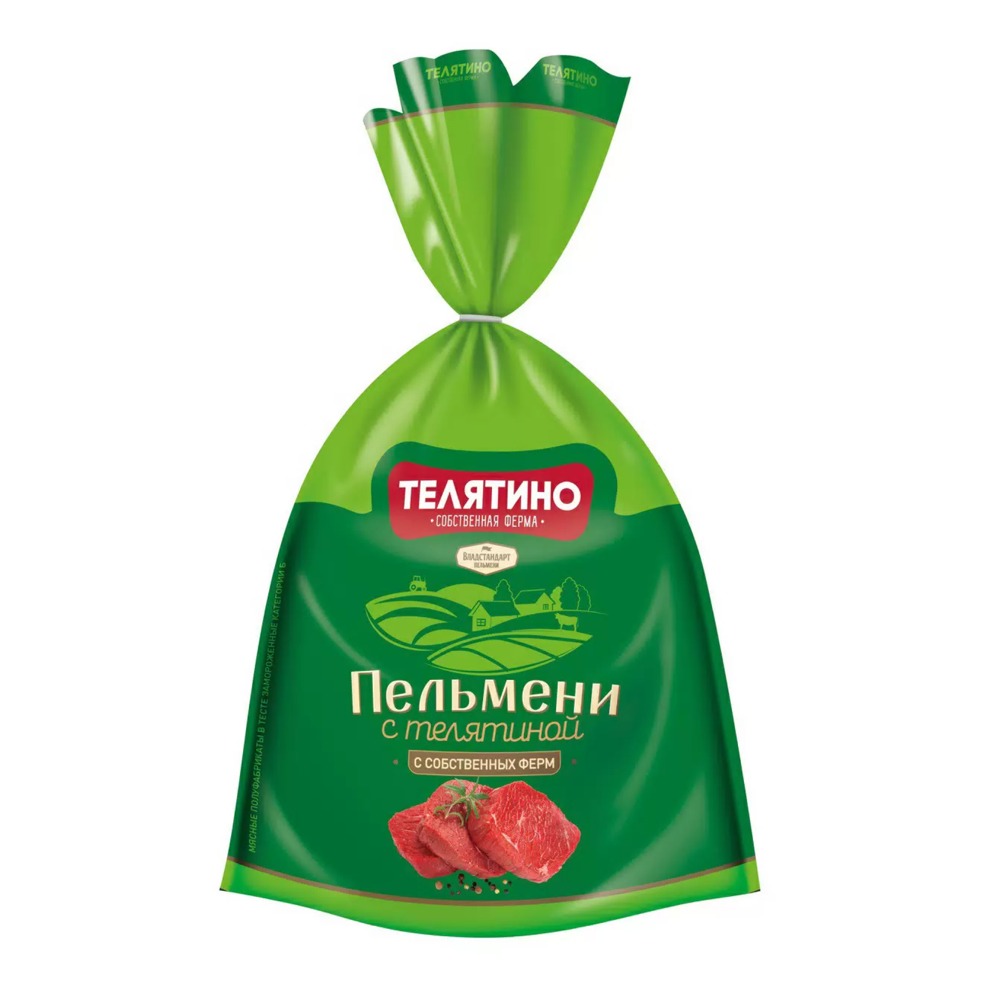 Пельмени Телятино с телятиной 800 гр
