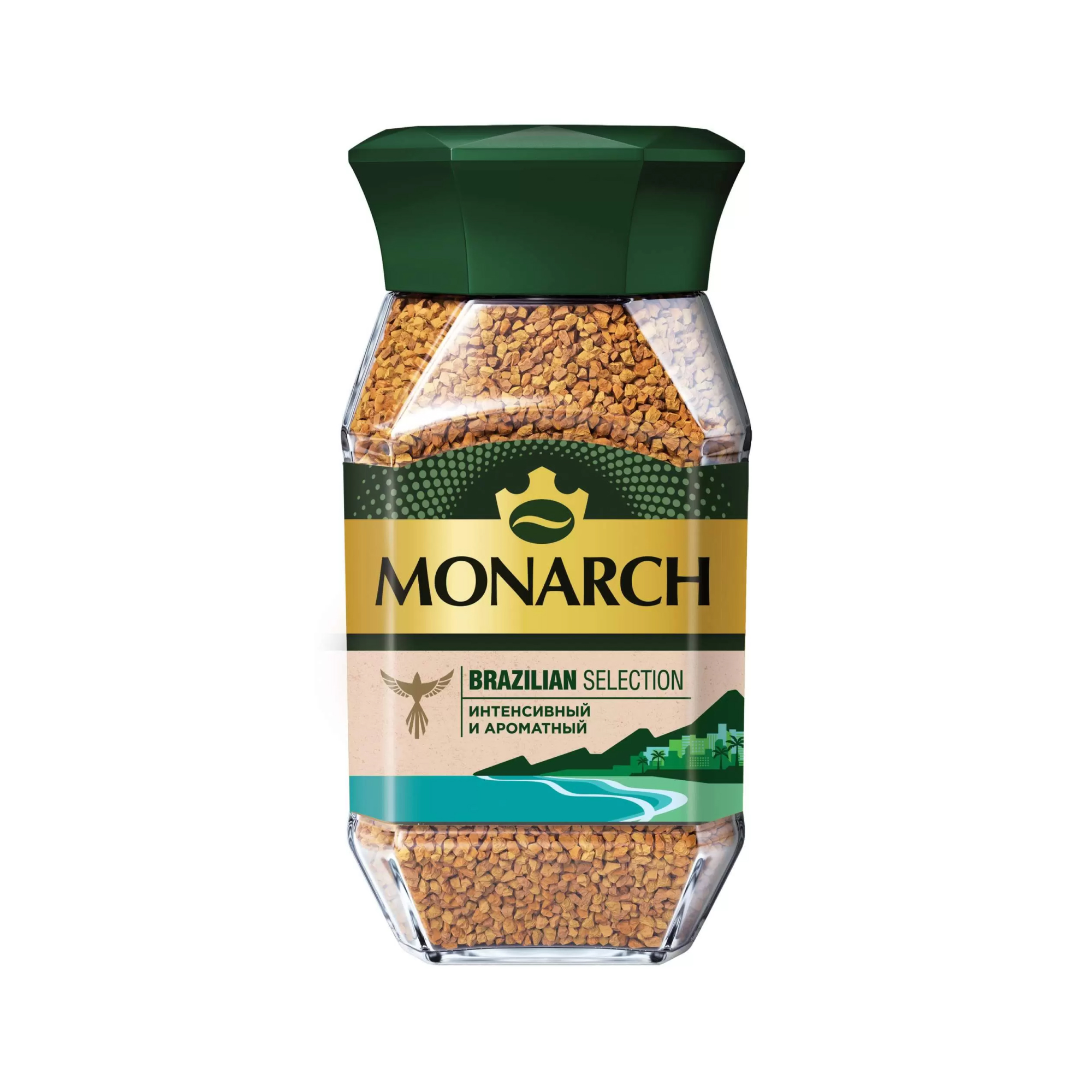 Кофе растворимый Monarch Brazilian Selection сублимированный, 95 гр