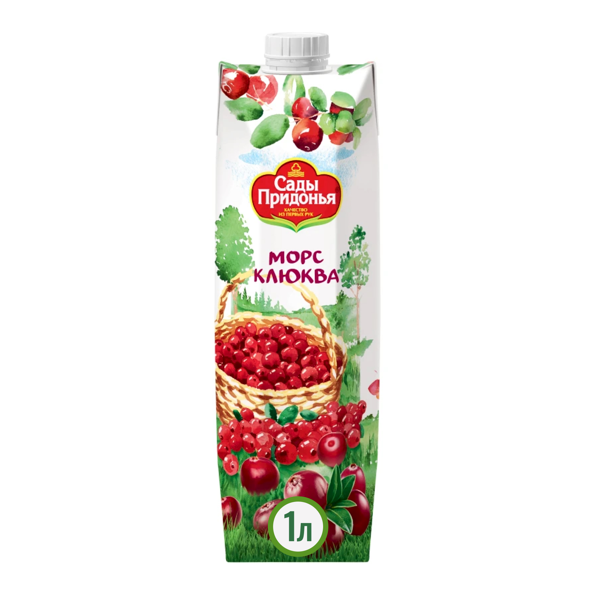 Морс Сады Придонья клюква, 1 л