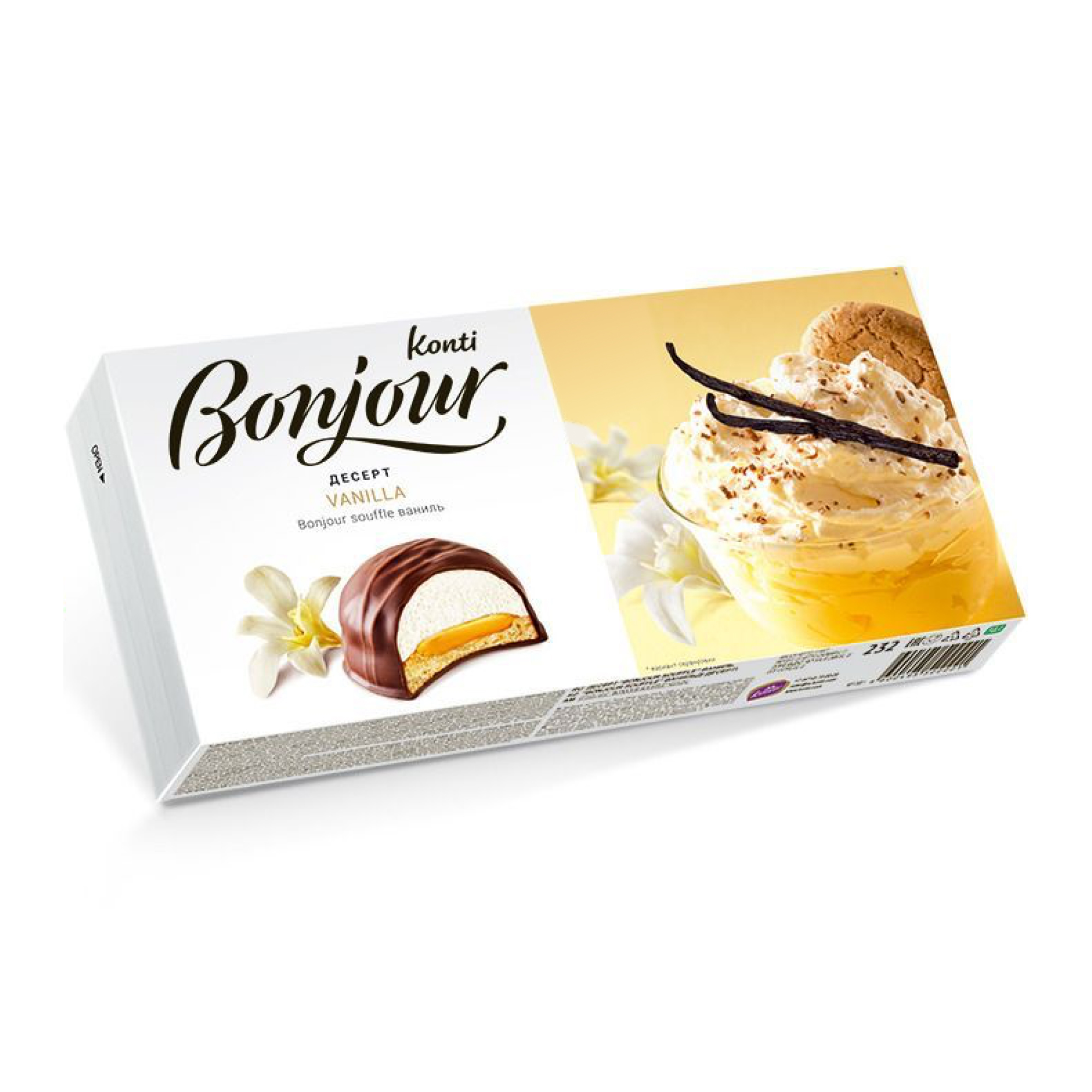 Десерт bonjour souffle Konti ваниль 232 г