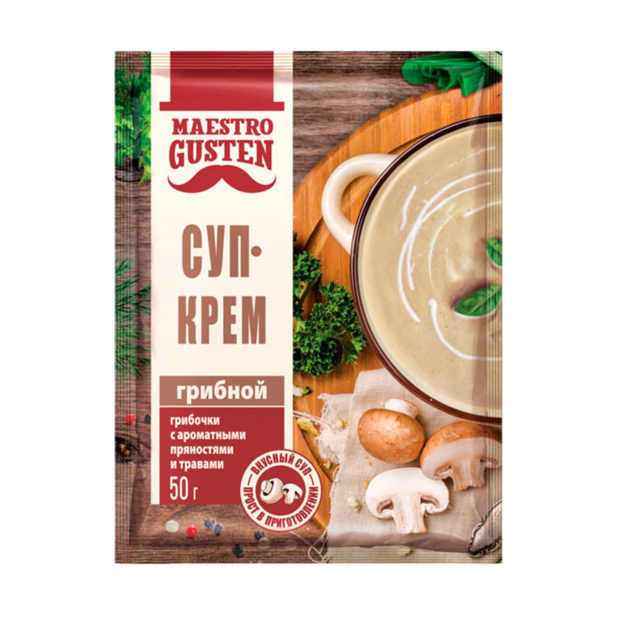 Суп-крем грибной Maestro Gusten 50 гр