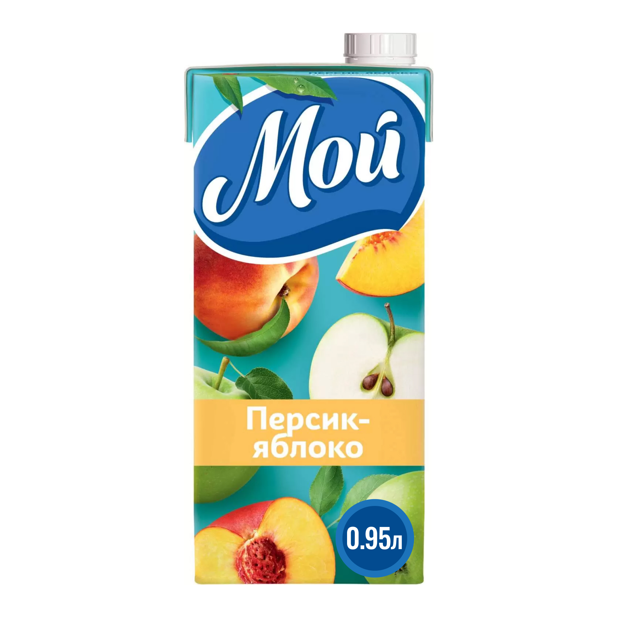 Нектар Мой персик-яблоко 0,95 л