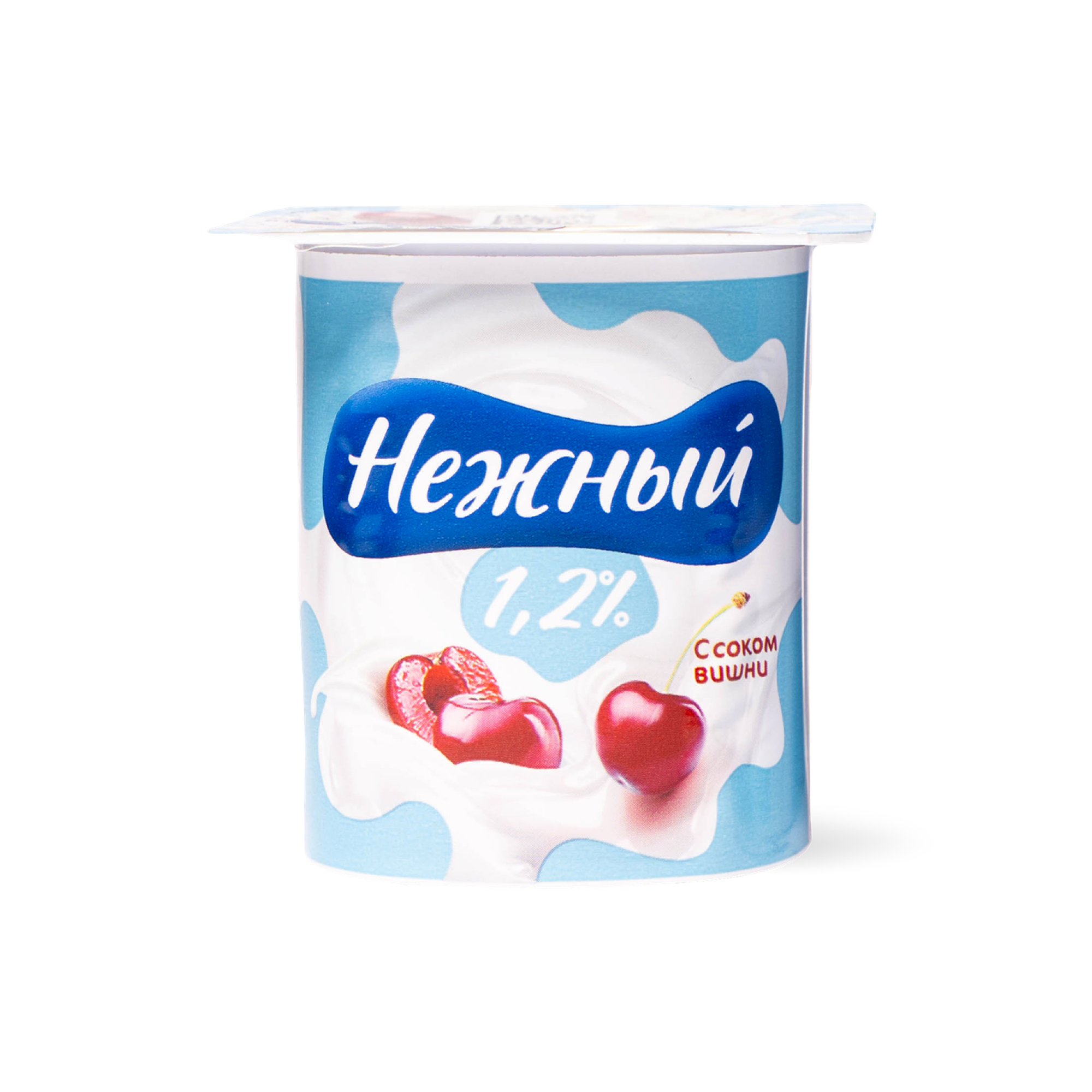 Йогурт Нежный с соком вишни 1,2% (100 г.)