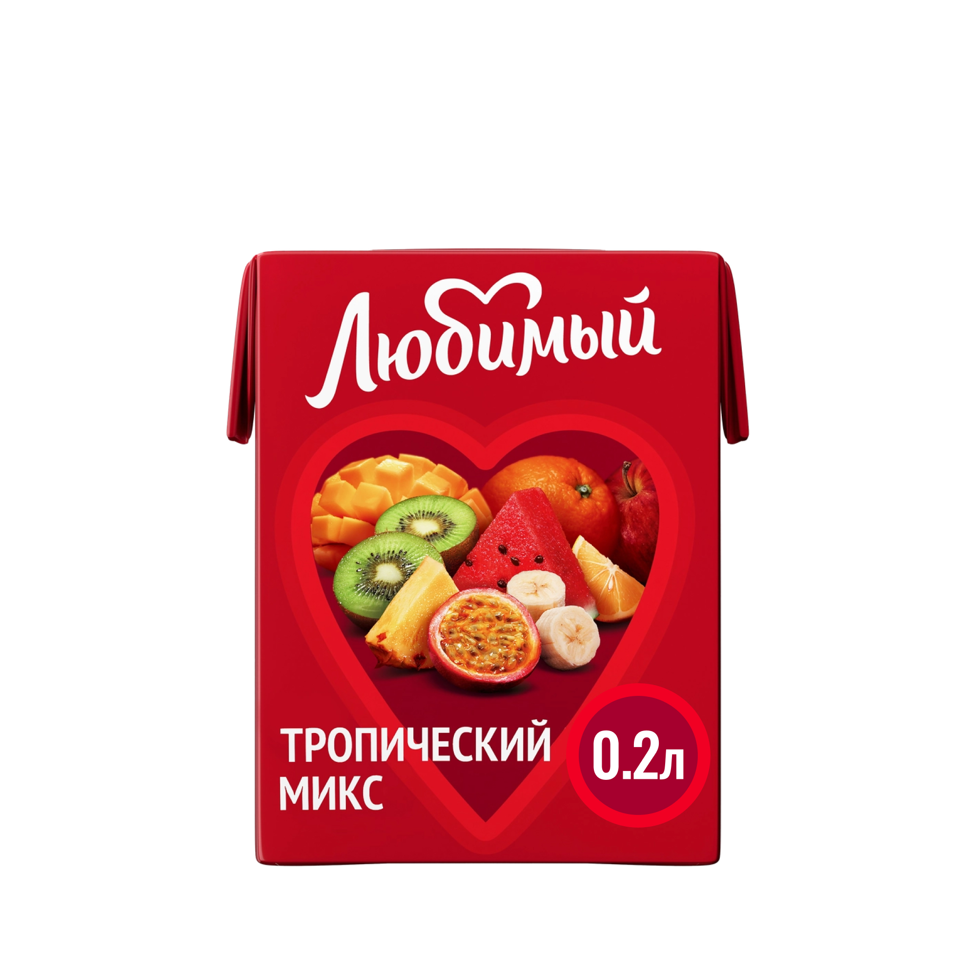 Напиток сокосодержащий Любимый тропический микс 0,2л
