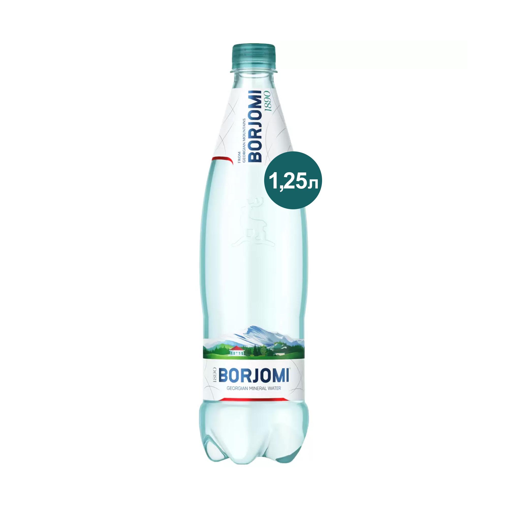 Вода минеральная Borjomi с газом 1,25 л