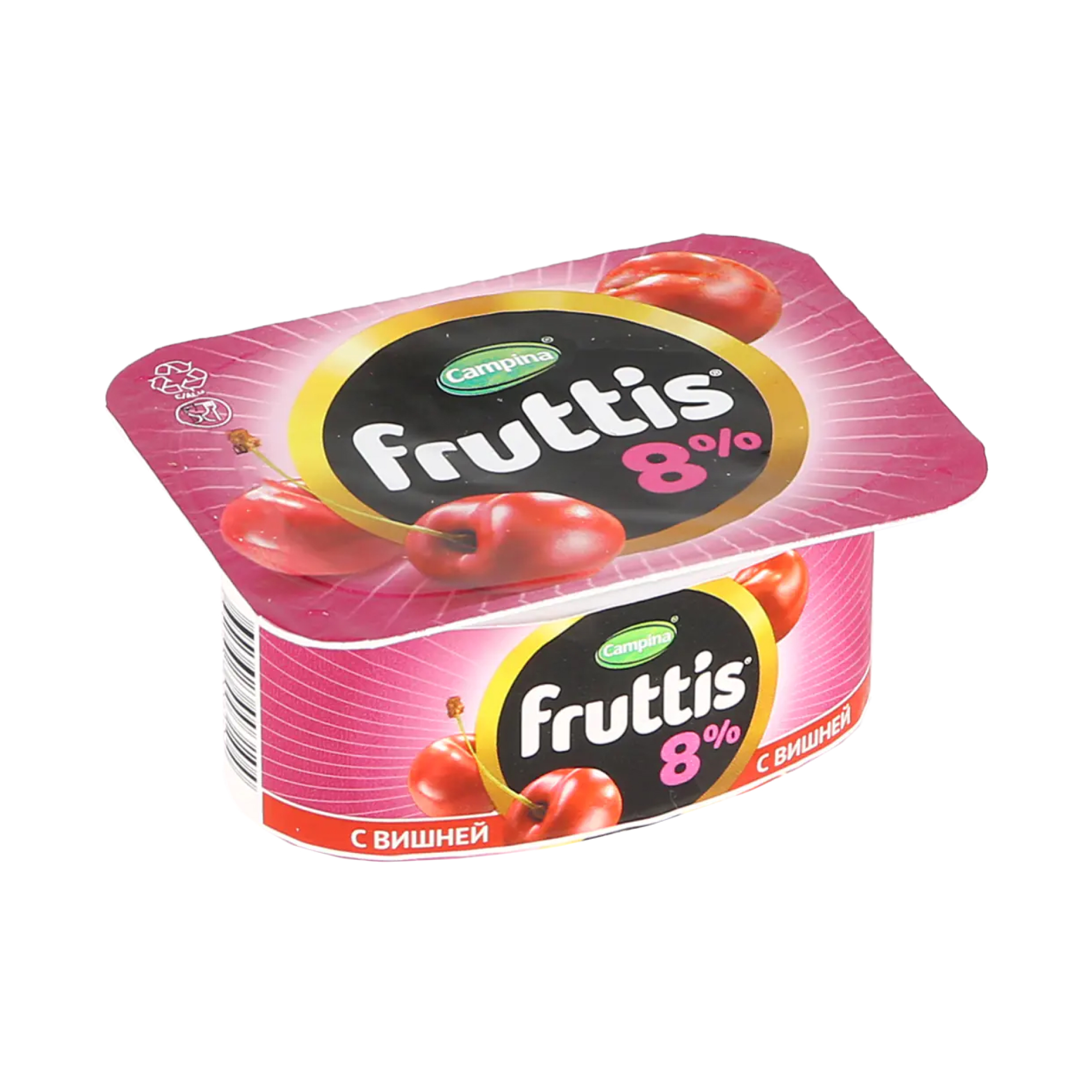 Йогурт Fruttis 8% со вкусом вишни (115 г.)